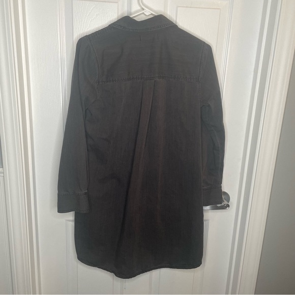 Madewell Black Denim Shirtdress S - Picture 4 of 13